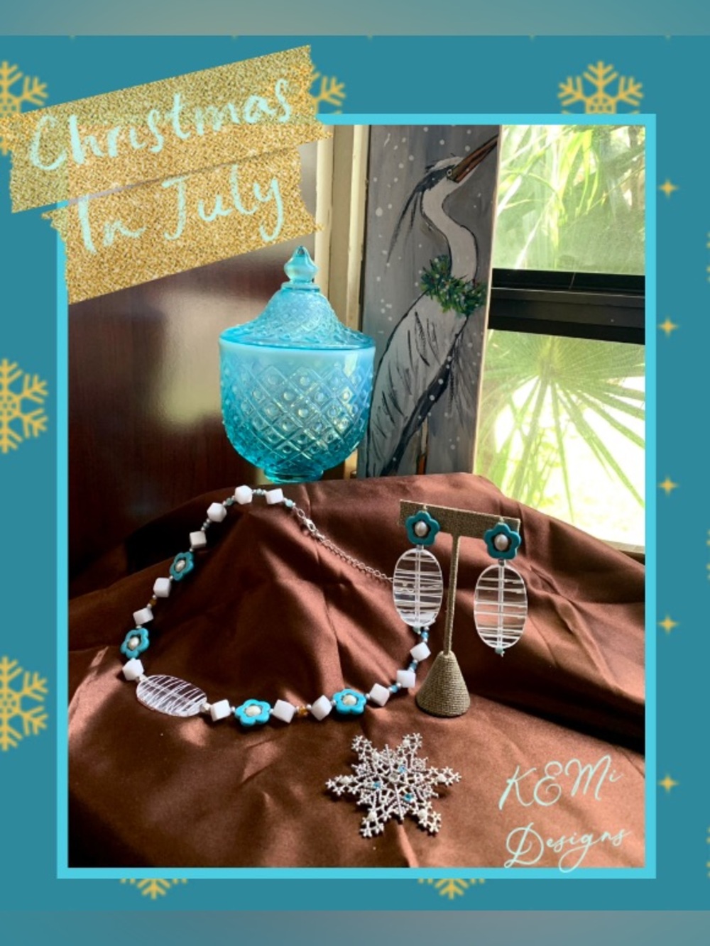 Quarts, Pearls & Lucite Set